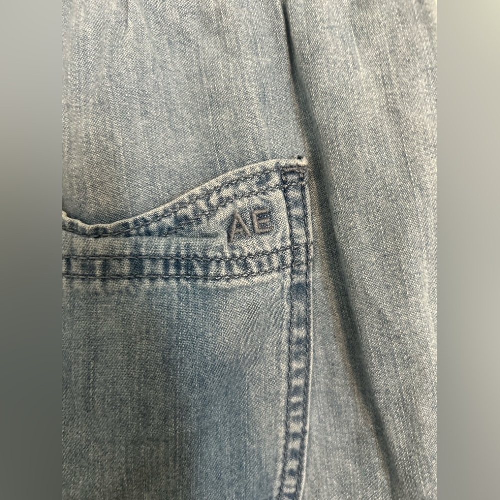 American Eagle Light Cotton Drawstring Shorts Sma… - image 5